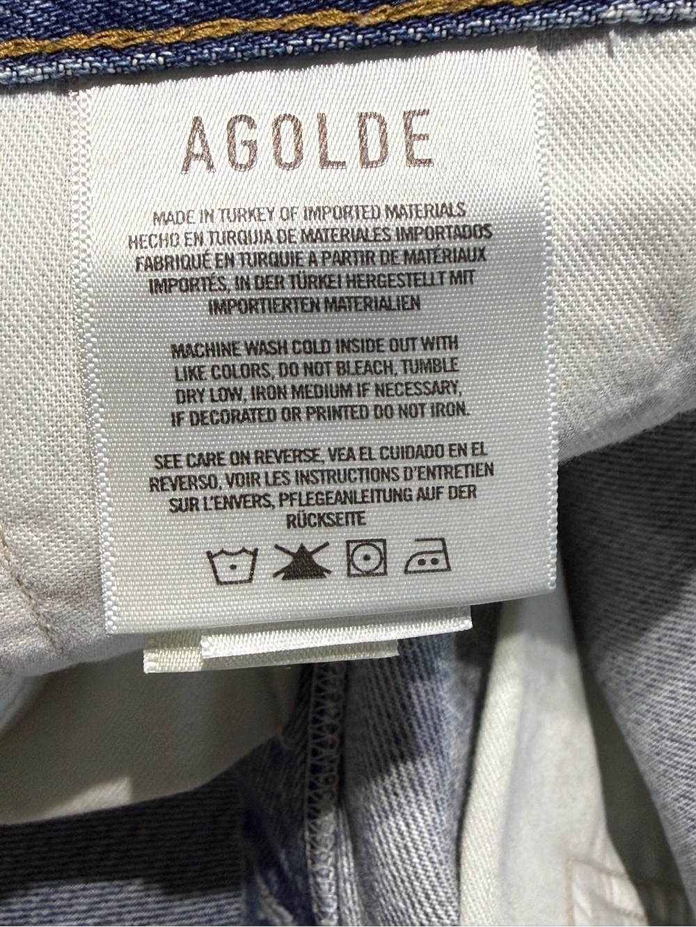 BNWT Women’s AGOLDE 90’s jeans Size 28 - Picture 8 of 9